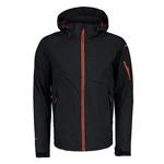 Icepeak Funktionsjacke Sofshelljacke Barling Schwarz/Orange/Grau/Dunkelblau