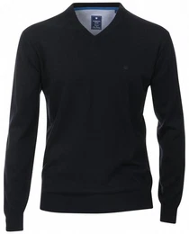V-Ausschnitt-Pullover
