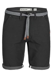 Indicode Chinoshorts Acton Dunkelblau/Grau/Dunkelgrau