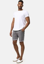 Indicode Chinoshorts Acton Grau/Dunkelgrau/Hellgrau