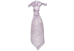 Paul Malone Anzugweste Herren Hochzeitsweste mit Plastron Set (V) lila/flieder (V93)