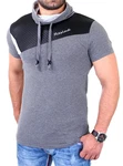 Reslad T-Shirt RS-05 Schalkragen Dunkelgrau/Dunkelblau/Grau/Blau