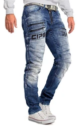 Cipo & Baxx Regular-fit Jeans Hose BA-CD491 BA-CD491