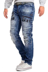 Cipo & Baxx Regular-fit Jeans Hose BA-CD491 BA-CD491