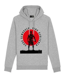Bolzplatzkind Sweatshirt Sundowner Hoody Rot/Grau/Hellgrau/Dunkelgrau
