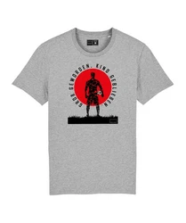 Bolzplatzkind T-Shirt Sundowner Dunkelgrau/Rot/Grau/Hellgrau