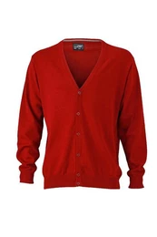 Cardigan JN 661 Herren V-Neck Cardigan Leichte Strickqualitt