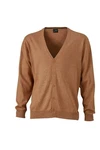 James & Nicholson V-Neck Cardigan Braun/Beige James & Nicholson V-Neck Cardigan Braun/Beige