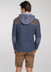 Spieth & Wensky Trachtenstrickjacke Dakar Dunkelblau/Blau/Hellblau