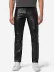 RICANO Lederhose No. 3 TR Schwarz/Braun/Rot/Creme