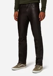 RICANO Lederhose No. 3 TR Dunkelbraun/Braun/Schwarz/Dunkelrot