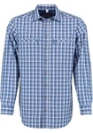 Tom Collins Langarmhemd Ekasy Hellblau/Blau/Dunkelblau