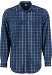 Tom Collins Langarmhemd Swuma Hellblau/Rot/Blau