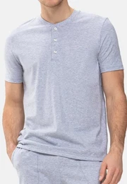 Pyjamaoberteil Ringwood (1-tlg) Pyjama Oberteil - Baumwolle - Kurzarm-Shirt mit legerer Passform