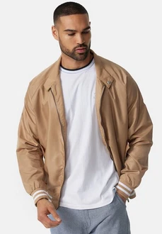 Indicode Herren Jacke Ayser mit Stehkragen & Reißverschluss Beige Indicode Herren Jacke Ayser mit Stehkragen & Reißverschluss Beige