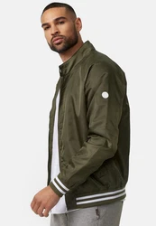 Indicode Herren Jacke Ayser mit Stehkragen & Reißverschluss Dunkelgrün/Khaki/Grün