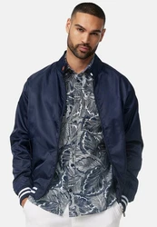 Indicode Herren Jacke Ayser mit Stehkragen & Reißverschluss Dunkelblau/Hellblau/Blau/Grau