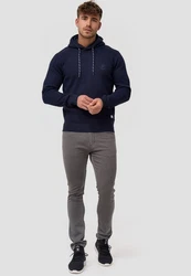Indicode Strickpullover Longview Dunkelblau/Blau