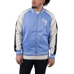 Collegejacke Monogram Logo Satin Souvenir Jacket