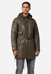 RICANO Lederjacke Sheena-M Dunkelgrün/Khaki