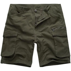 Hhenhorn Herren Cargo Shorts Bermuda Dunkelgrün/Khaki