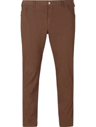 Charles Colby Stoffhose BARON GALMY Khaki/Braun/Beige/Dunkelbraun