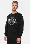 Lonsdale Rundhalspullover Sweatshirt BADFALLISTER Schwarz/Rot