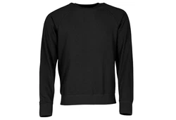 Fruit of the Loom Sweatshirt Lightweight Raglan Sweat Schwarz/Dunkelgrau