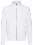 Fruit of the Loom Premium Sweatjacke Weiß/Creme/Grau