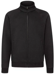 Fruit of the Loom Premium Sweatjacke Schwarz/Dunkelgrau/Grau