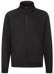 Fruit of the Loom Premium Sweatjacke Schwarz/Dunkelgrau/Grau