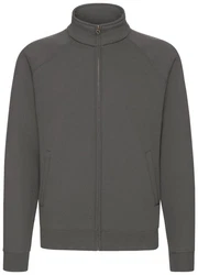 Fruit of the Loom Premium Sweatjacke Dunkelgrau/Hellgrau/Grau