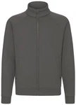 Fruit of the Loom Premium Sweatjacke Dunkelgrau/Hellgrau/Grau
