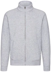 Fruit of the Loom Premium Sweatjacke Grau/Hellgrau