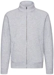 Fruit of the Loom Premium Sweatjacke Grau/Hellgrau
