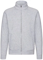 Fruit of the Loom Premium Sweatjacke Grau/Hellgrau