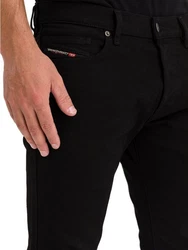 Diesel Slim-fit Jeans Low Waist Hose D-Luster 009HA Schwarz