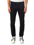 Diesel Slim-fit Jeans Low Waist Hose D-Luster 009HA Schwarz