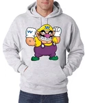 Youth Designz Kapuzenpullover Wario Hoodie Braun/Hellgrau/Silber