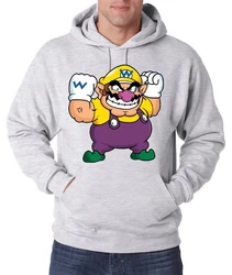 Youth Designz Kapuzenpullover Wario Hoodie Braun/Hellgrau/Silber