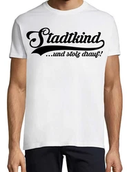 Youth Designz T-Shirt Stadtkind Herren Shirt Rosa/Braun/Gelb/Beige/Orange/Creme