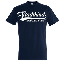 T-Shirt Stadtkind Herren Shirt mit trendigen Frontprint