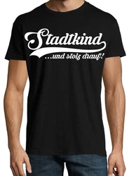 Youth Designz T-Shirt Stadtkind Herren Shirt Braun/Grau/Beige/Rosa/Rot/Schwarz