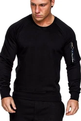 Amaci&Sons Cargo Pullover Sweatshirt Hoodie Sweater Camouflage 4006 Dunkelblau/Schwarz