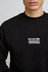 !Solid Stehkragenpullover SDRubio Schwarz