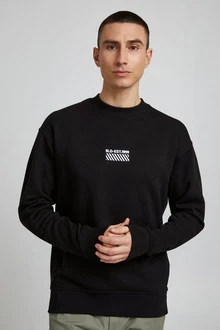 !Solid Stehkragenpullover SDRubio Schwarz