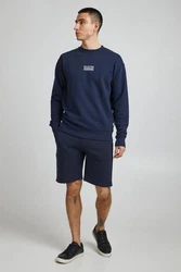 !Solid Sweatshorts SDRurik Dunkelblau/Blau