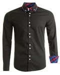 Frchtl Langarmhemd Herren Designer Hemden black