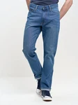 BIG STAR Straight-Jeans TRENT HOHE LEIBHHE Blau/Hellblau