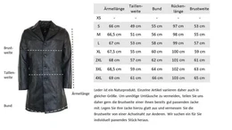 Ledermantel Safari Hochwertiges Lamm Leder